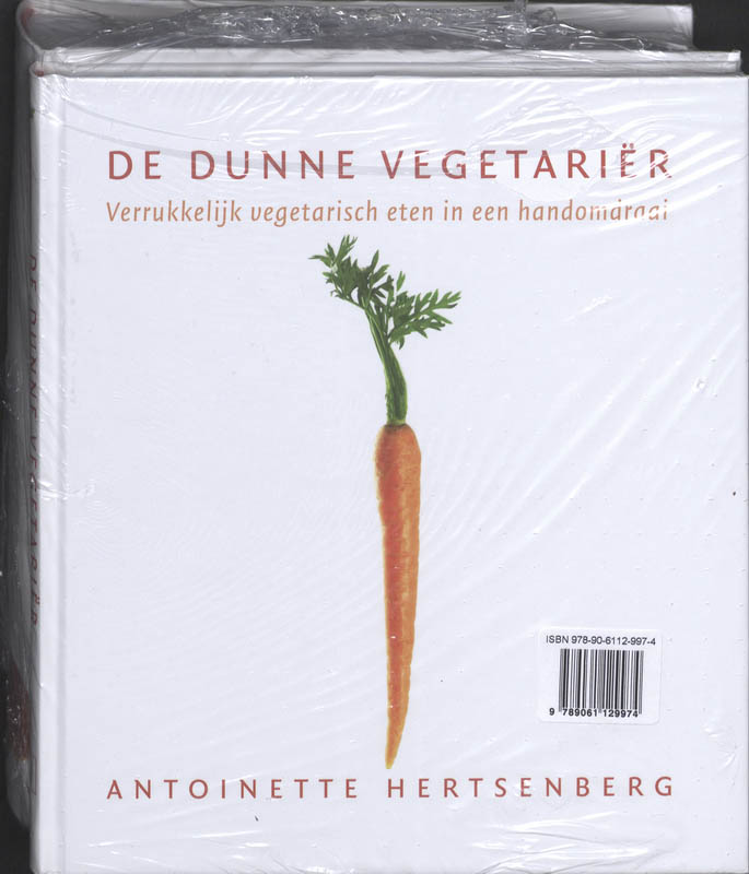 Achterkant van De dikke & De dunne vegetariër combinatiepakket