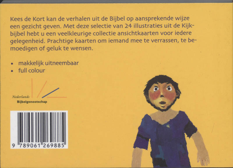 Achterkant van Kaarten uit de Kijkbijbel