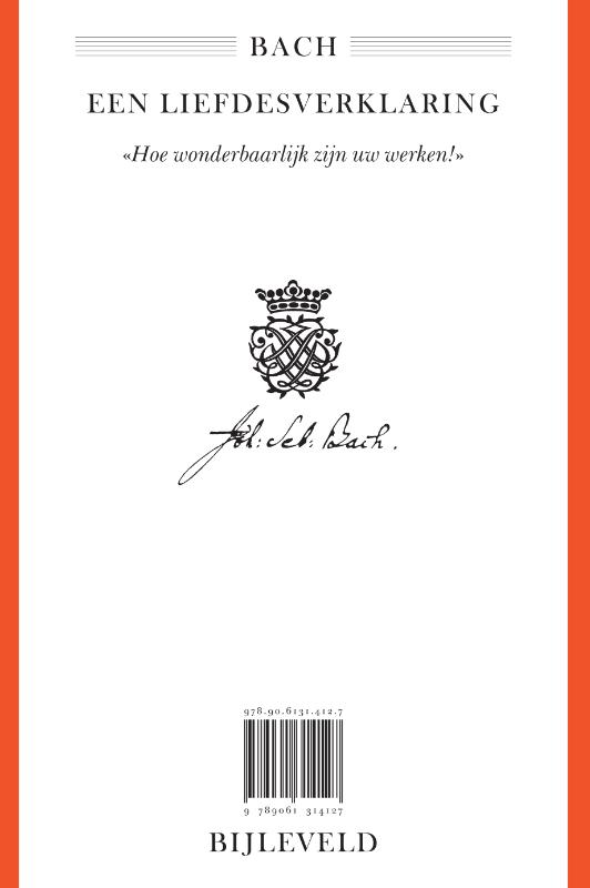 Achterkant van Bach - een liefdesverklaring