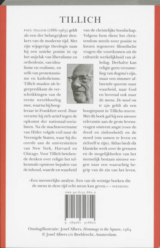 Achterkant van Moed om te zijn