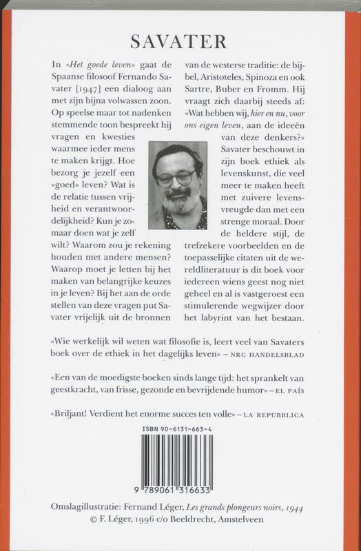 Achterkant van Het goede leven