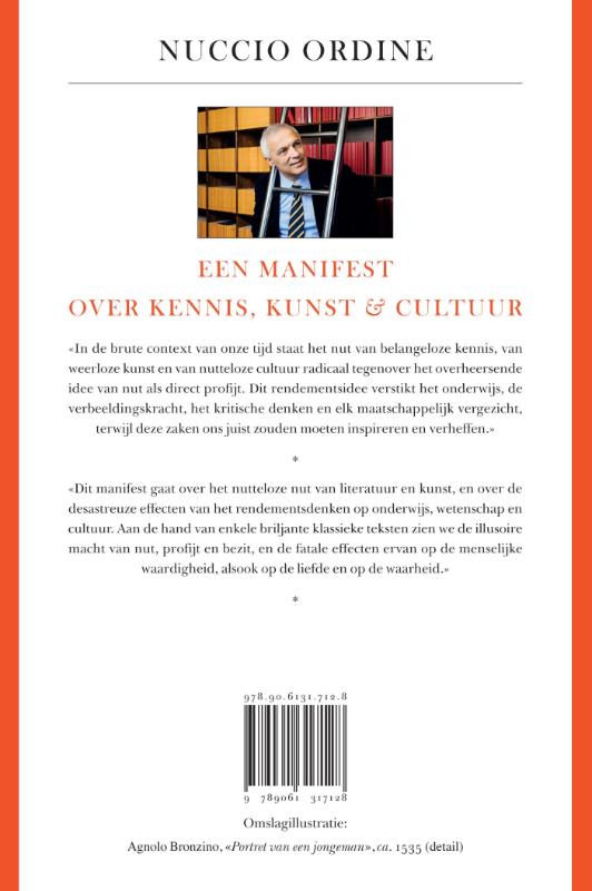 Achterkant van Het nut van het nutteloze