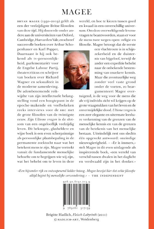 Achterkant van Ultieme vragen