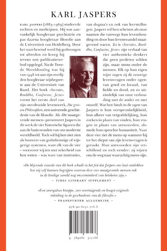 Achterkant van Socrates, Boeddha, Confucius, Jezus