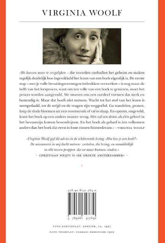 Achterkant van Hoe lees je een boek