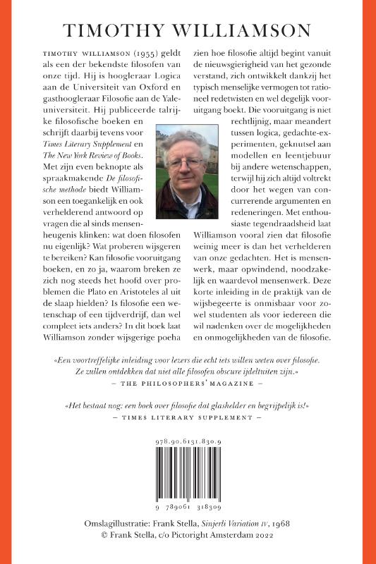 Achterkant van De filosofische methode