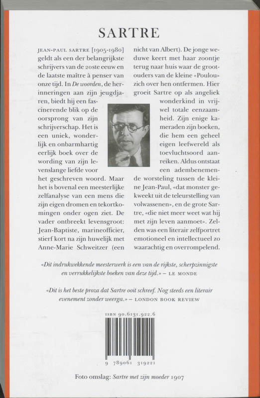 Achterkant van De woorden