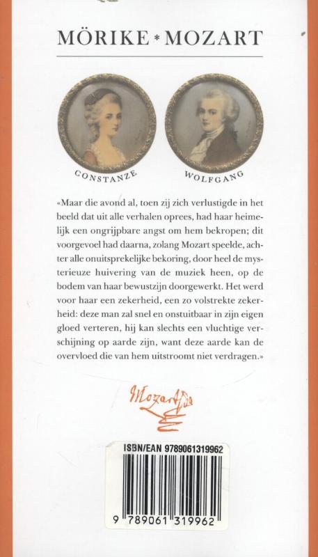 Achterkant van Mozart op reis naar Praag