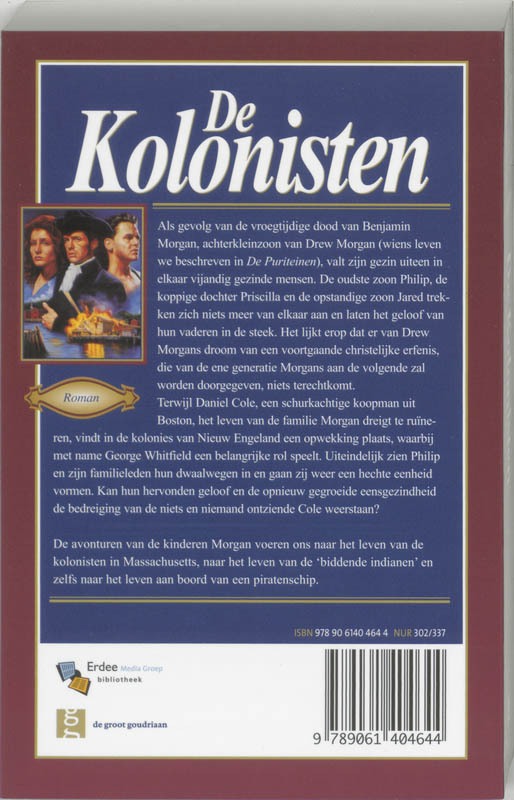 Achterkant van De kolonisten