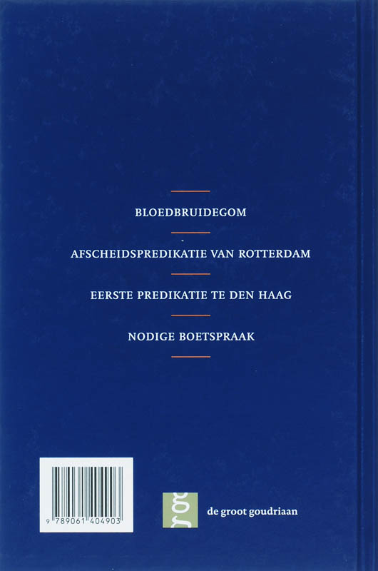Achterkant van Verzameld werk 5 delen