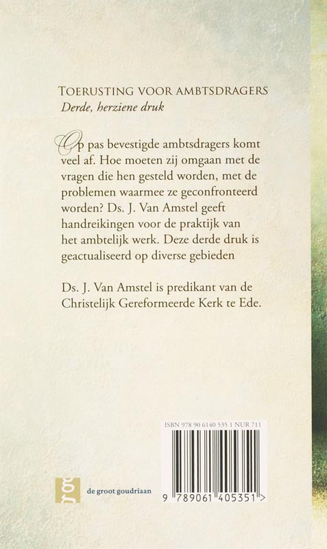 Achterkant van Toegerust tot het ambtelijk werk