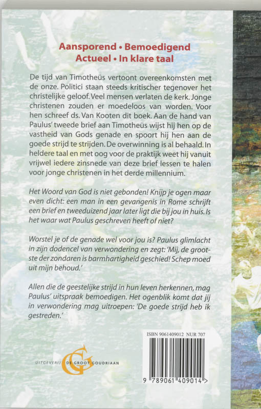 Achterkant van De laatste brief