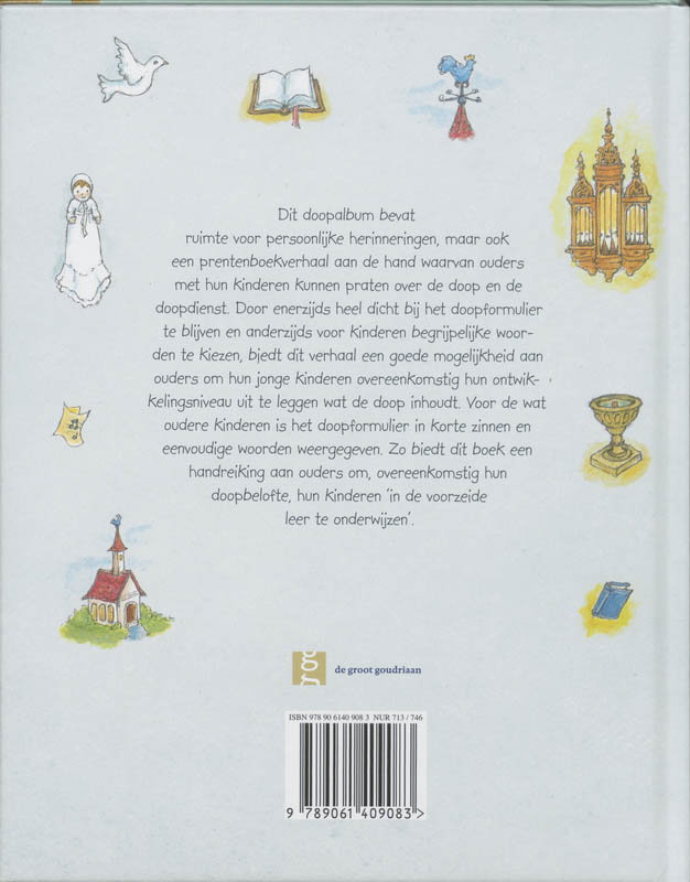 Achterkant van Mijn doopalbum