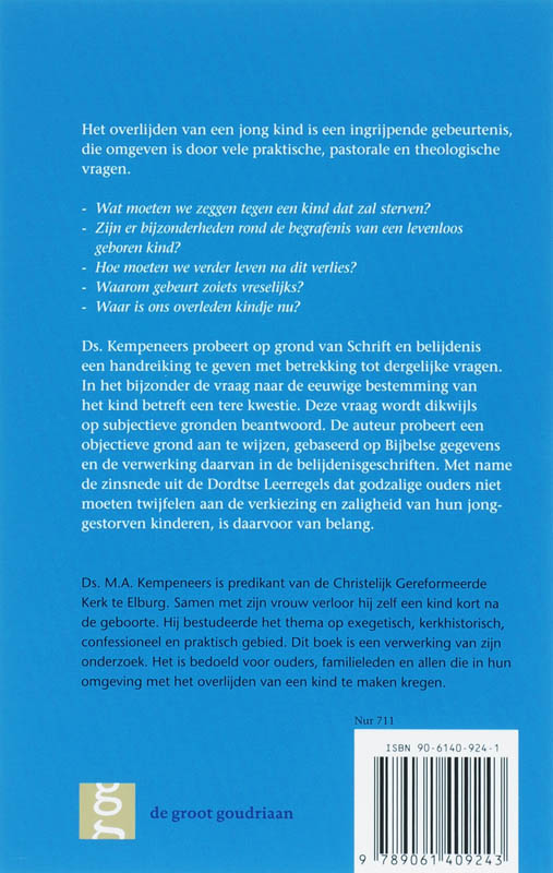 Achterkant van Waar is ons kind?