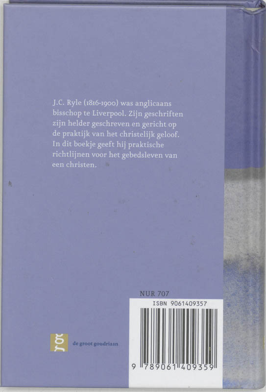 Achterkant van Gebed