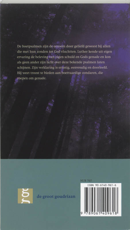 Achterkant van Wees mij genadig