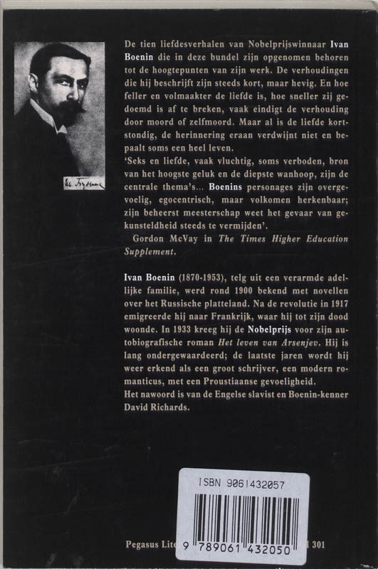Achterkant van De spraakkunst der liefde