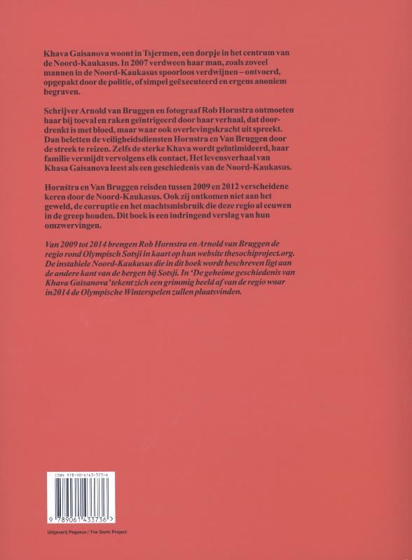 Achterkant van De geheime geschiedenis van Khava Gaisanova en de Noord-Kaukasus