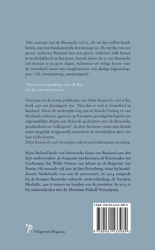 Achterkant van Mijn Russische ziel