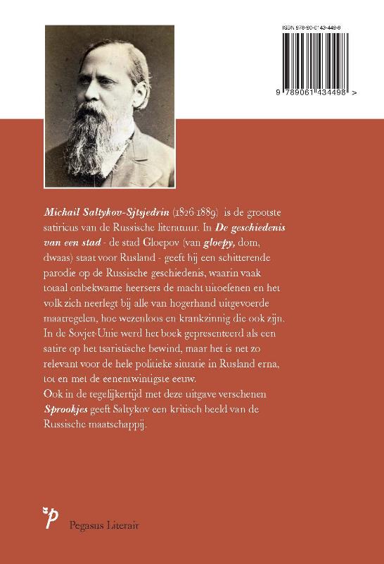 Achterkant van De geschiedenis van een stad