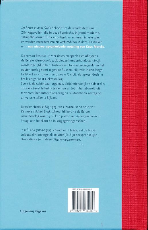 Achterkant van De brave soldaat Švejk