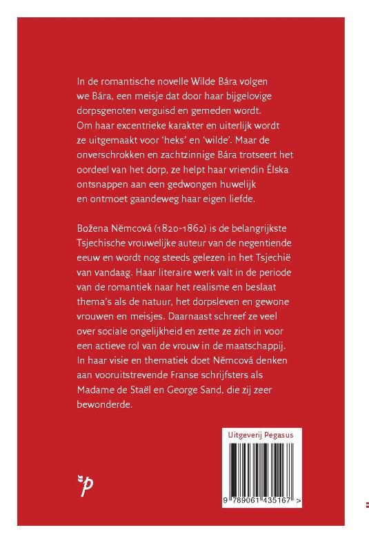Achterkant van Wilde Bára