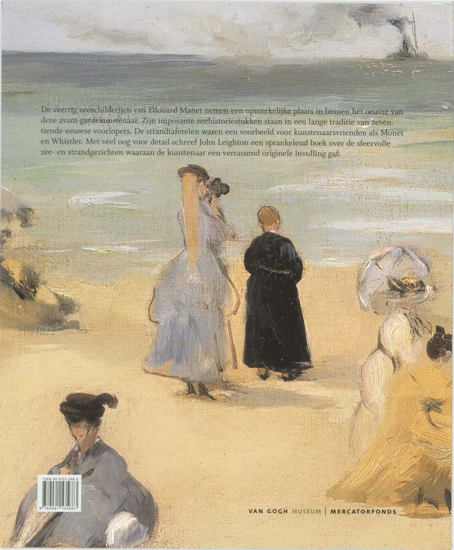Achterkant van Eduard Manet - impressies van de zee