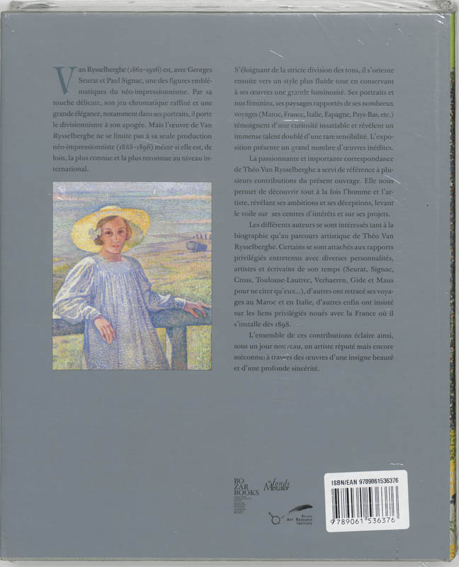 Achterkant van Theo van Rysselberghe