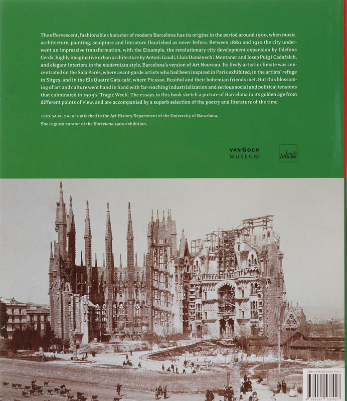 Achterkant van Barcelona 1900