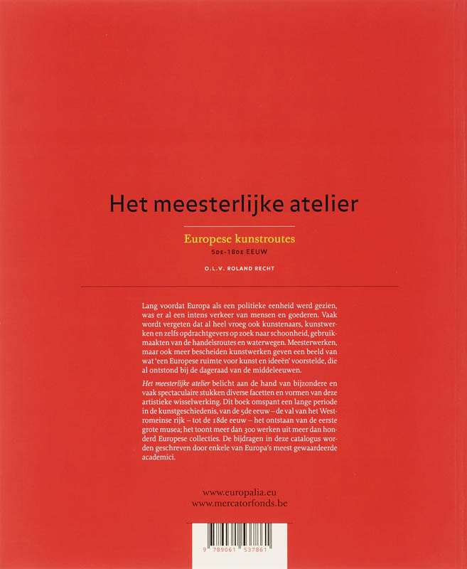 Achterkant van Het meesterlijke atelier