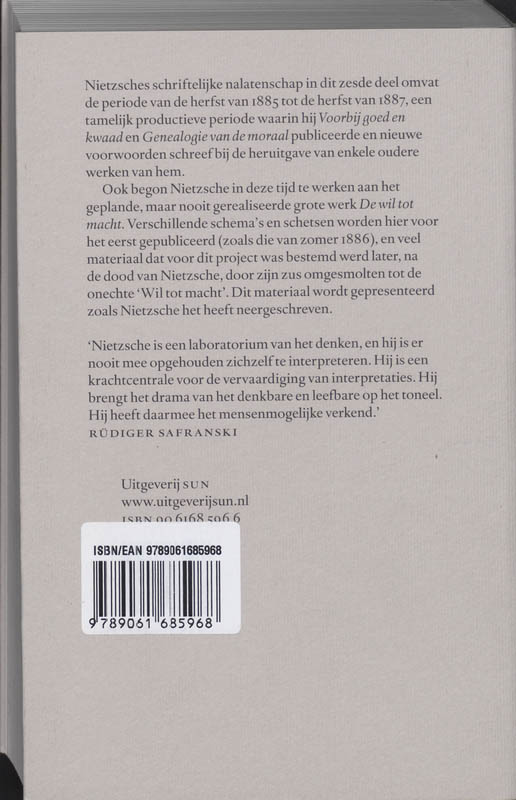 Achterkant van 6 Herfst 1885 - herfst 1887