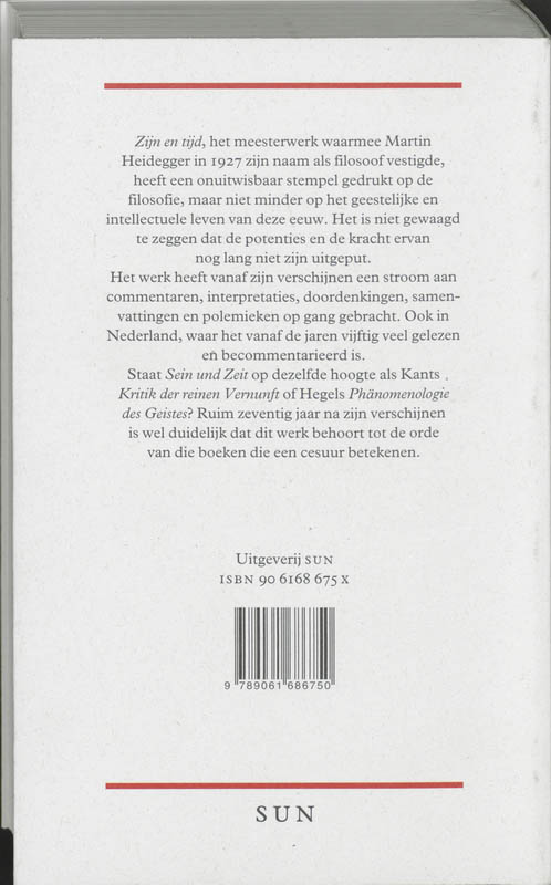 Achterkant van Zijn en tijd