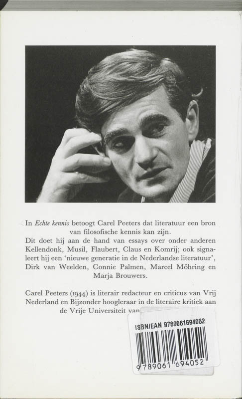 Achterkant van Echte kennis