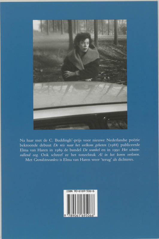 Achterkant van Grondstewardess