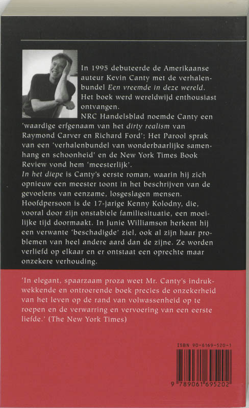 Achterkant van In het diepe