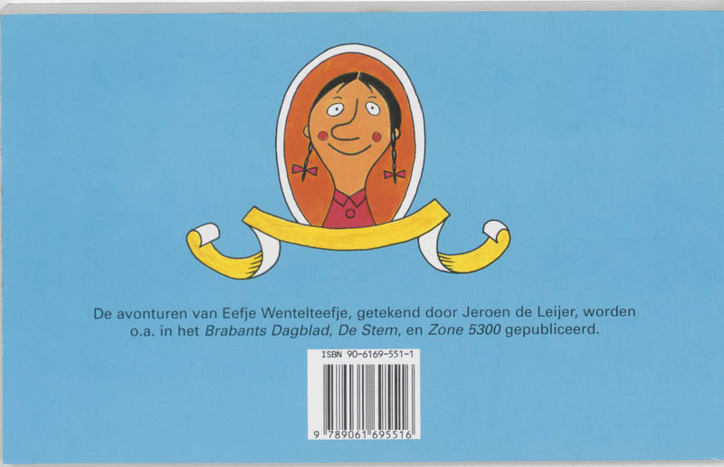 Achterkant van Eefje Wentelteefje laat de boel de boel