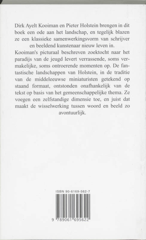 Achterkant van De verdwenen weg