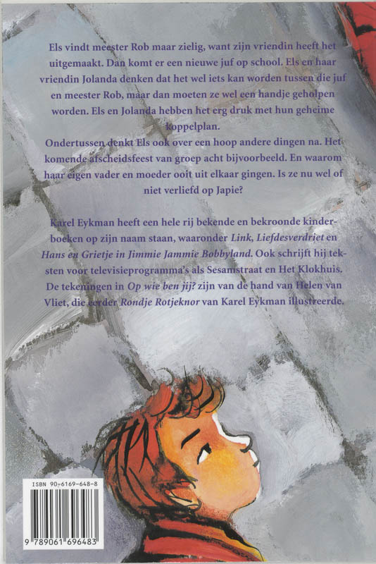 Achterkant van Op wie ben jij?
