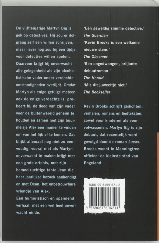 Achterkant van Martyn Big