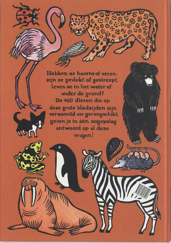 Achterkant van Beestenboek