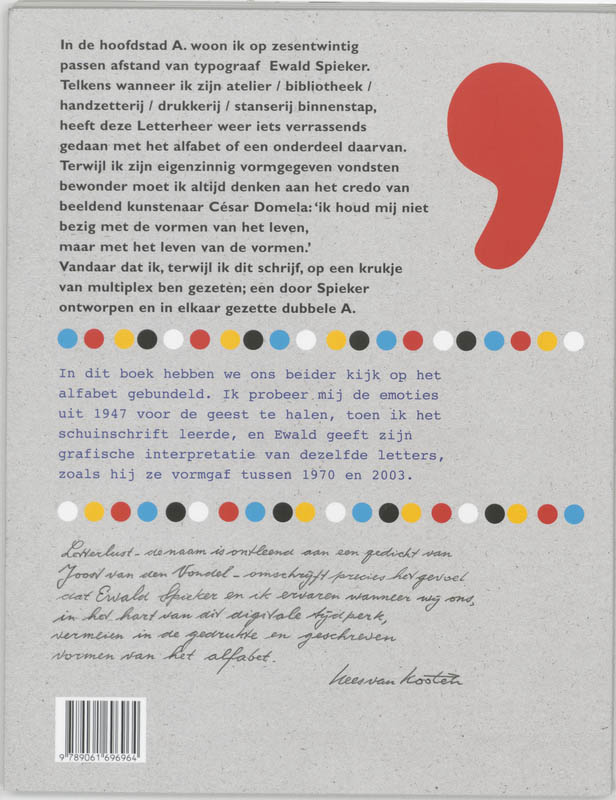Achterkant van Letterlust