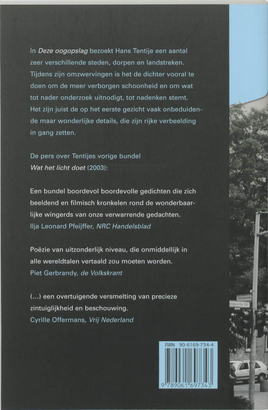 Achterkant van Deze oogopslag