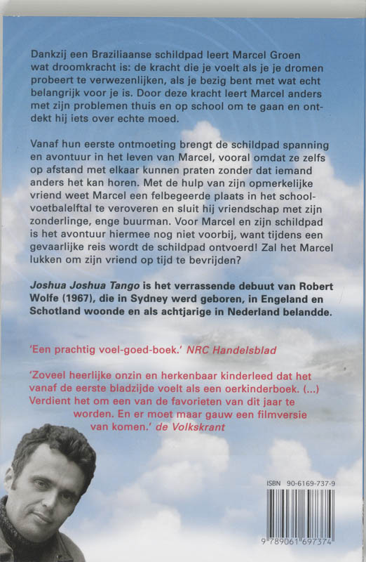 Achterkant van Joshua Joshua Tango