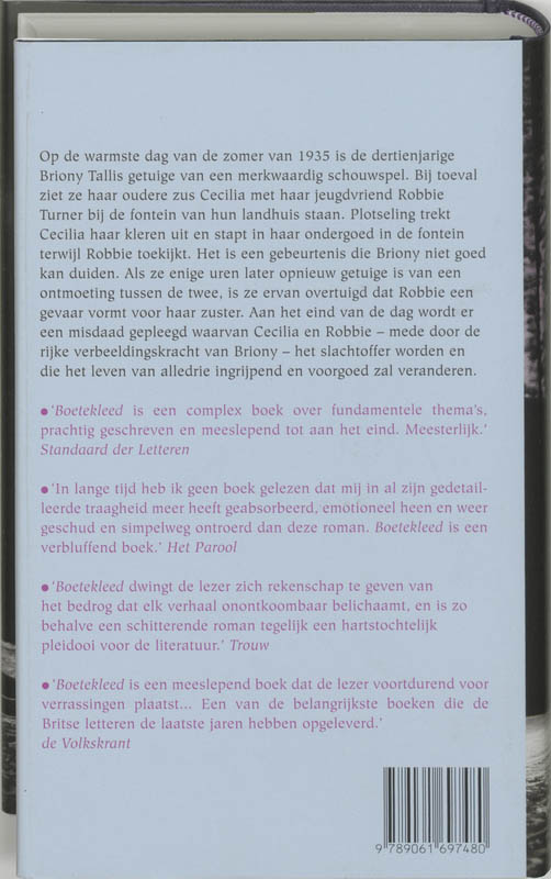Achterkant van Boetekleed