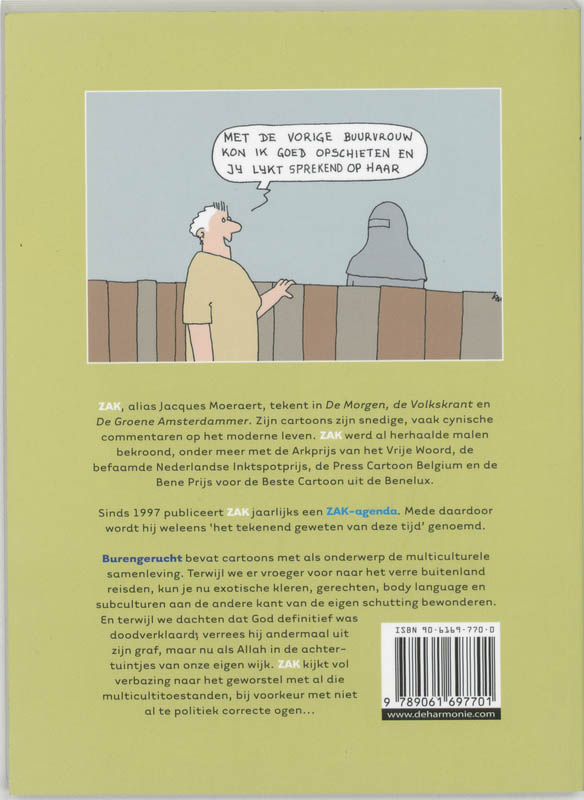 Achterkant van Burengerucht