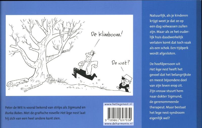 Achterkant van Het lege nest