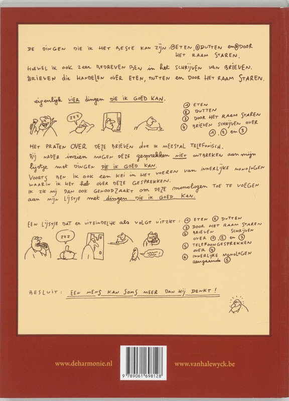 Achterkant van Het Boek van Bert