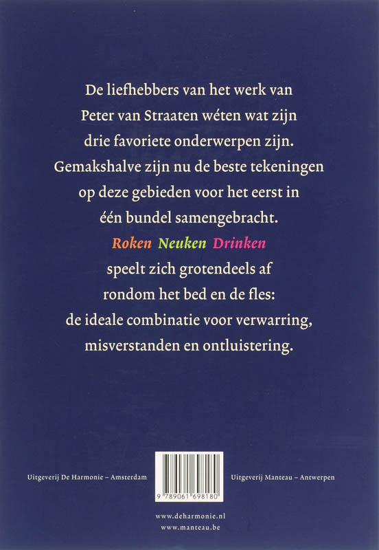 Achterkant van Roken, neuken, drinken