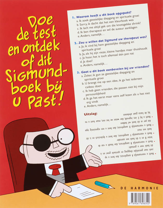 Achterkant van Sigmund zestiende sessie