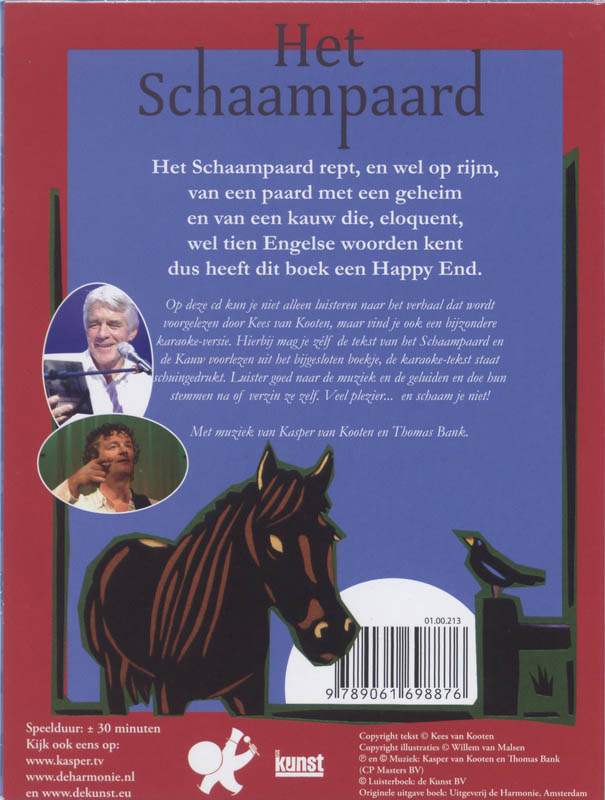 Achterkant van Het schaampaard